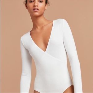 Wilfred Hari Wrap Bodysuit NWOT